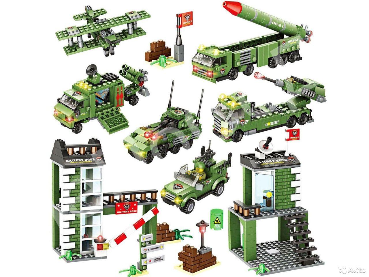 Конструктор аналог Лего lego "Военная база" 8в1, 1219 деталей LXA270 - фото 2 - id-p135113316