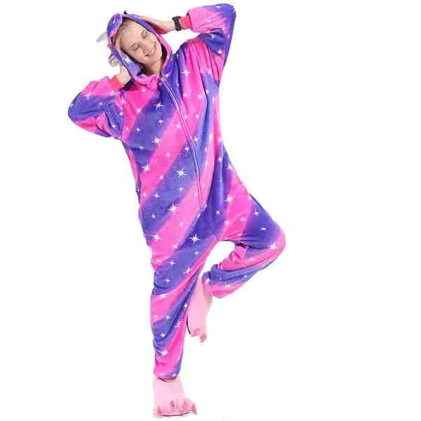 Пижама Кигуруми Единорог Галактический фиолетовый (рост 95-100 см) - фото 3 - id-p135113799