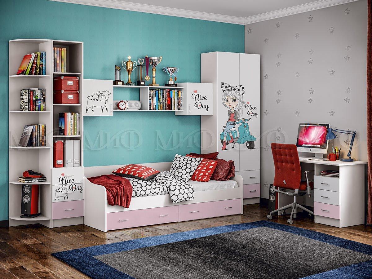 Модульная комната для подростка Fashion 1 модульная фабрика Миф - фото 1 - id-p135114016