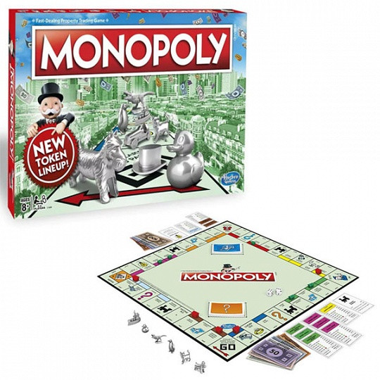 Настольная игра Монополия классическая. Обновленная C1009 Hasbro