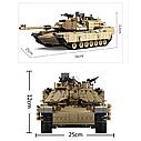 Конструктор Танк M1A2 ABRAMS и Hammer, 1463 дет., KAZI 10000 аналог LEGO (Лего), фото 3