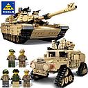 Конструктор Танк M1A2 ABRAMS и Hammer, 1463 дет., KAZI 10000 аналог LEGO (Лего), фото 4