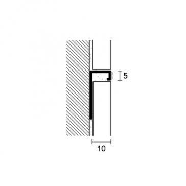 Профиль Prodecor C Design 2,7м латунь хром - фото 2 - id-p135144150