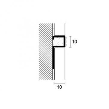 Профиль Prostyle C Design 2,7м латунь хром - фото 2 - id-p135144782