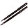 Набор Delucci "Mistico": ручка перьевая 0,8мм и ручка-роллер 0,6мм, черные, оруж. металл, фото 2