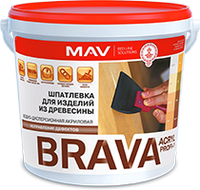 Шпатлевка для изделий из древесины BRAVA ACRYL PROFI-1 0.55 л.