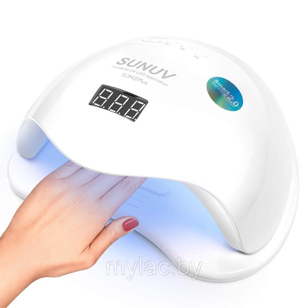 UV/LED лампа SUN 5 Plus 48 Вт - ОРИГИНАЛ. Smart 2.0. Для двух рук. SUNUV. - фото 3 - id-p87829548