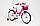 Велосипед двухколёсный - Delta Butterfly 14" для девочек (розовый), фото 8