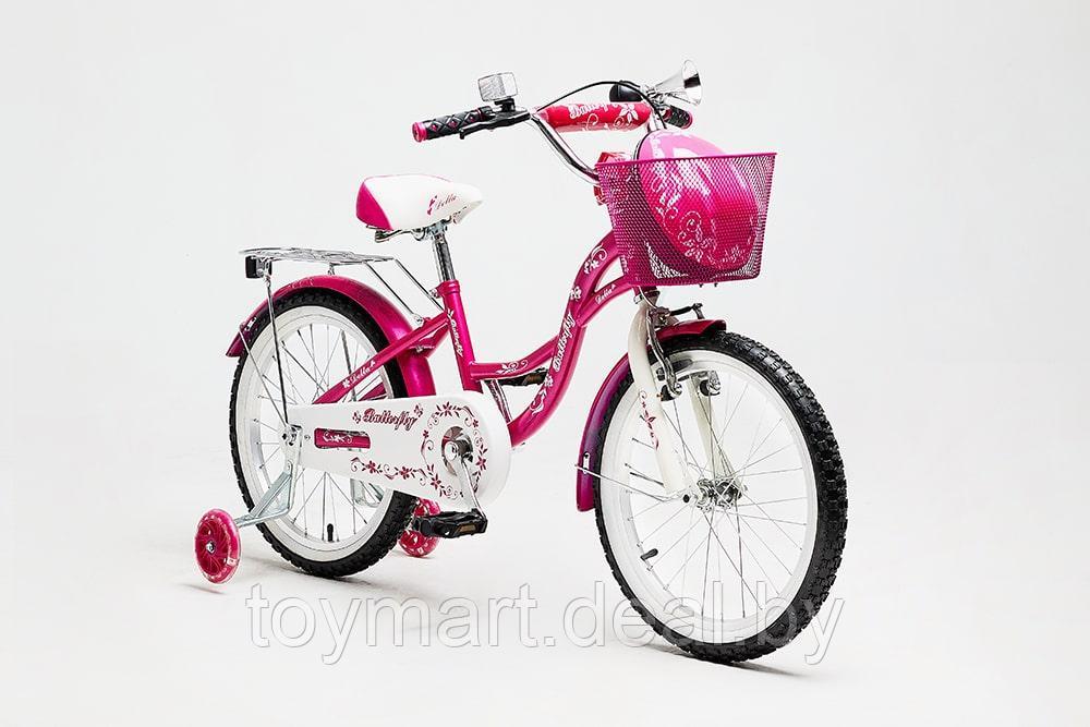 Велосипед двухколёсный - Delta Butterfly 14" для девочек (розовый) - фото 8 - id-p118966477