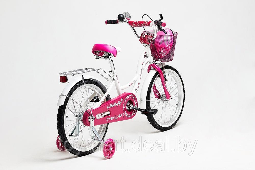 Велосипед двухколёсный - Delta Butterfly 20" (белый/розовый) - фото 2 - id-p118966478