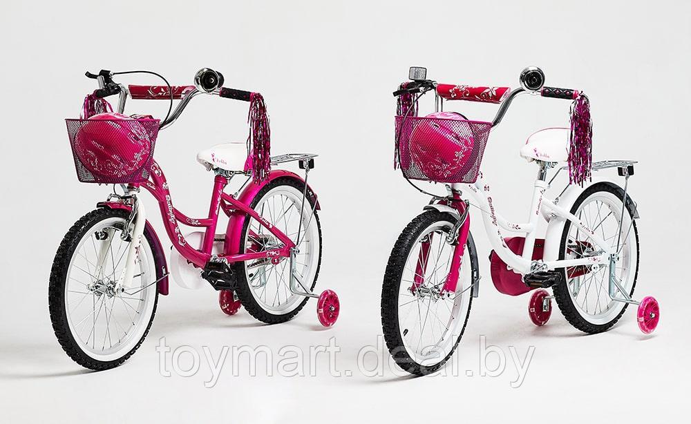 Велосипед двухколёсный - Delta Butterfly 20" (белый/розовый) - фото 8 - id-p118966478