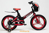 Двухколёсный велосипед - DELTA PRESTIGE, 18" (красный), магниевые колёса