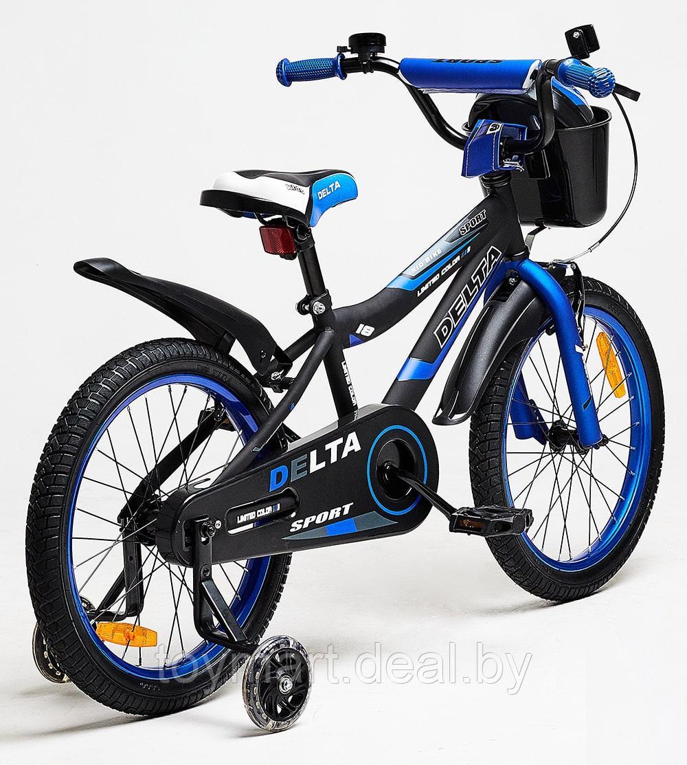 Велосипед двухколёсный - Delta Sport 20" (синий/черный, 2020) - фото 3 - id-p122137398