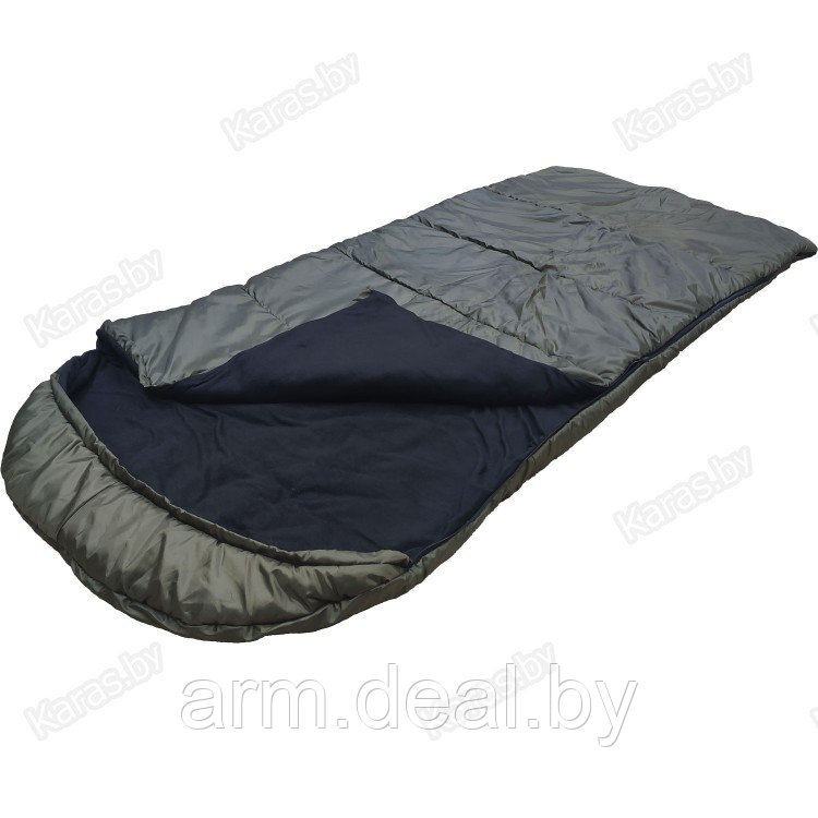 Спальный мешок-одеяло Poseidon Fish 225x95 см с подголовником (-15°С, на флисе) - фото 2 - id-p135194564