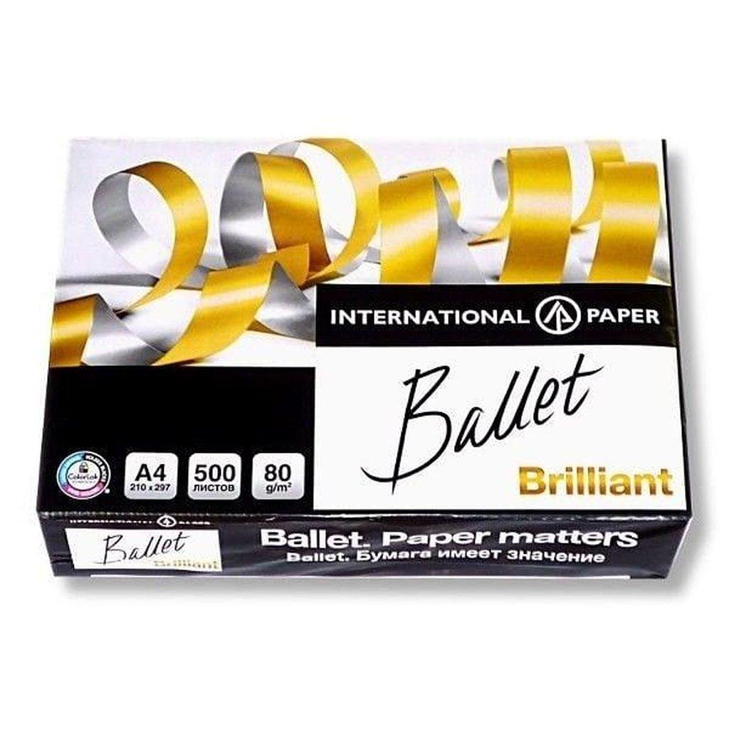 Бумага "Ballet Brilliant" А4, 80г/м², 500 л (цена с НДС) - фото 1 - id-p135195051