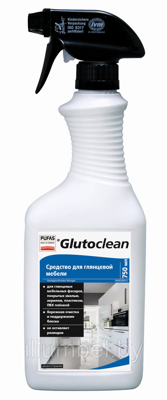 Средство для глянцевой мебели Glutoclean 750мл Германия