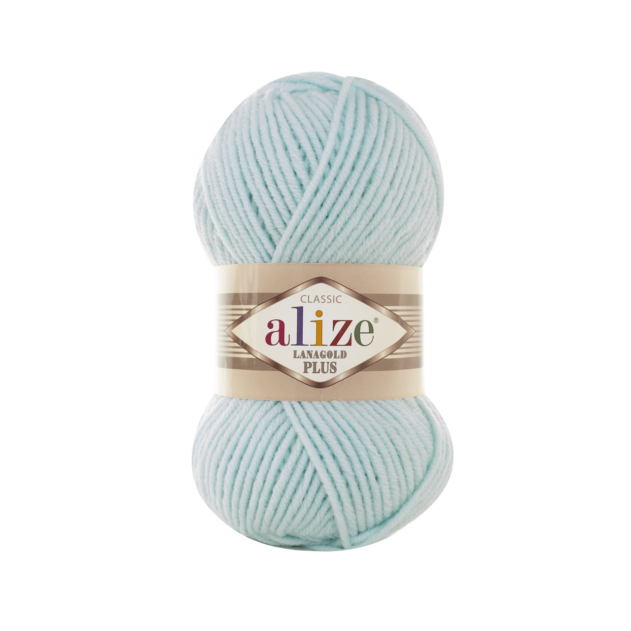 Пряжа Alize Lanagold Plus цвет 522 светлая мята