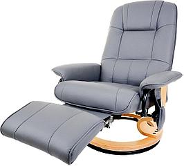 Кресло вибромассажное Calviano с подъемным пуфом и подогревом Funfit 2158