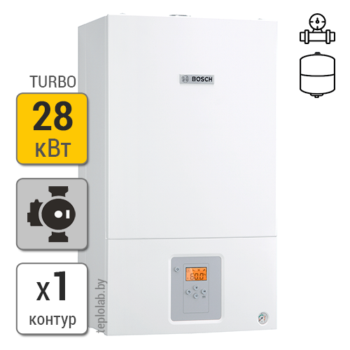 Газовый настенный котел Bosch Gaz 6000 WBN 28 HRN