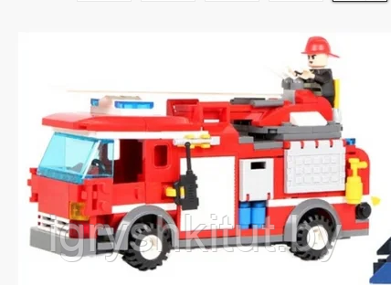 Конструктор Gudi "Пожарная техника", 431 деталь, аналог Lego, арт.9215 - фото 2 - id-p135205860