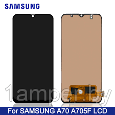 Дисплей для Samsung Galaxy A70/A705 В сборе с тачскрином Черный