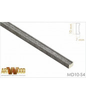 Декоративный молдинг MD10-S4 10x7x2400 мм (ВхШхД)