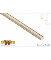 Декоративный молдинг MD10-GR4 10x7x2400 мм (ВхШхД)