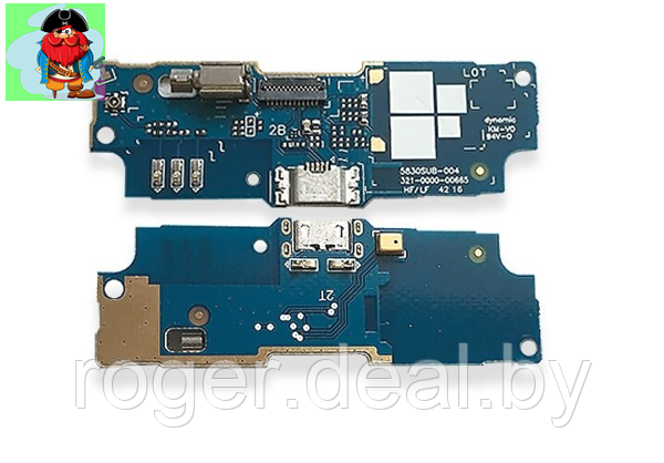 Нижняя плата для Asus ZenFone GO ZB552KL с разъемом зарядки - фото 1 - id-p135214439