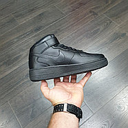 Кроссовки Nike Air Force 1 Mid All Black, фото 2