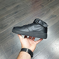 Кроссовки Nike Air Force 1 Mid All Black 37