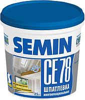 Шпатлевка SEMIN CE 78 25кг универсальная многофункциональная полимерная Синяя крш. РФ