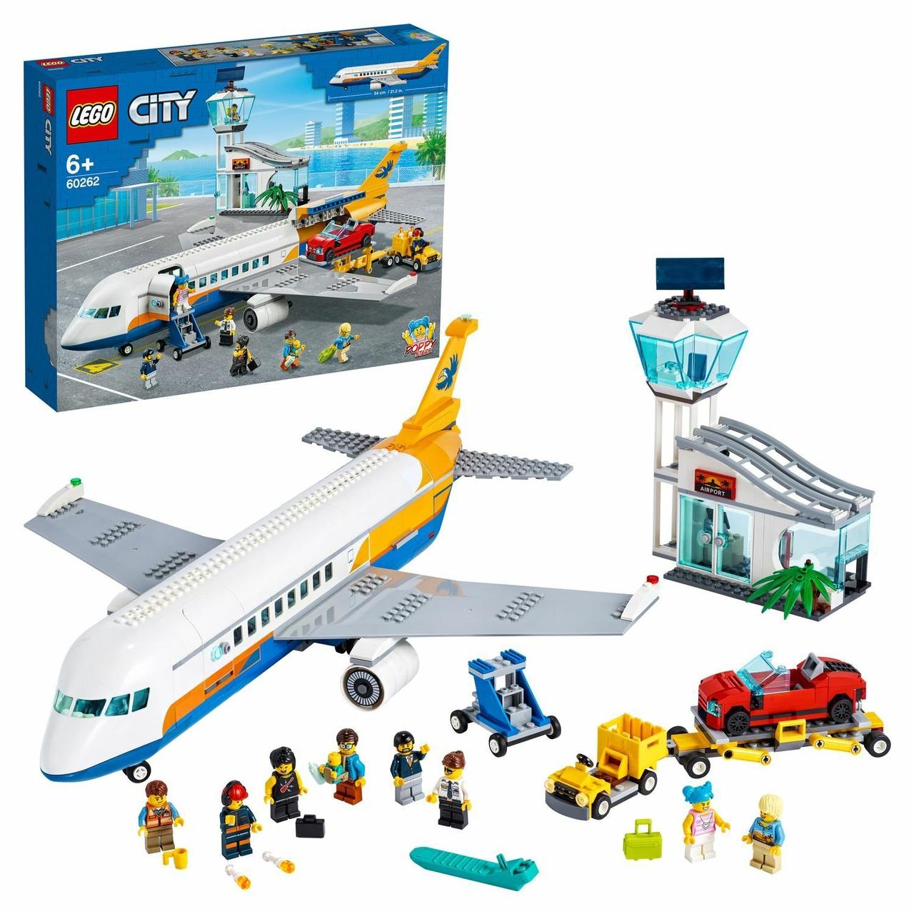 Lego Конструктор LEGO City Пассажирский самолёт 60262 - фото 1 - id-p135271581
