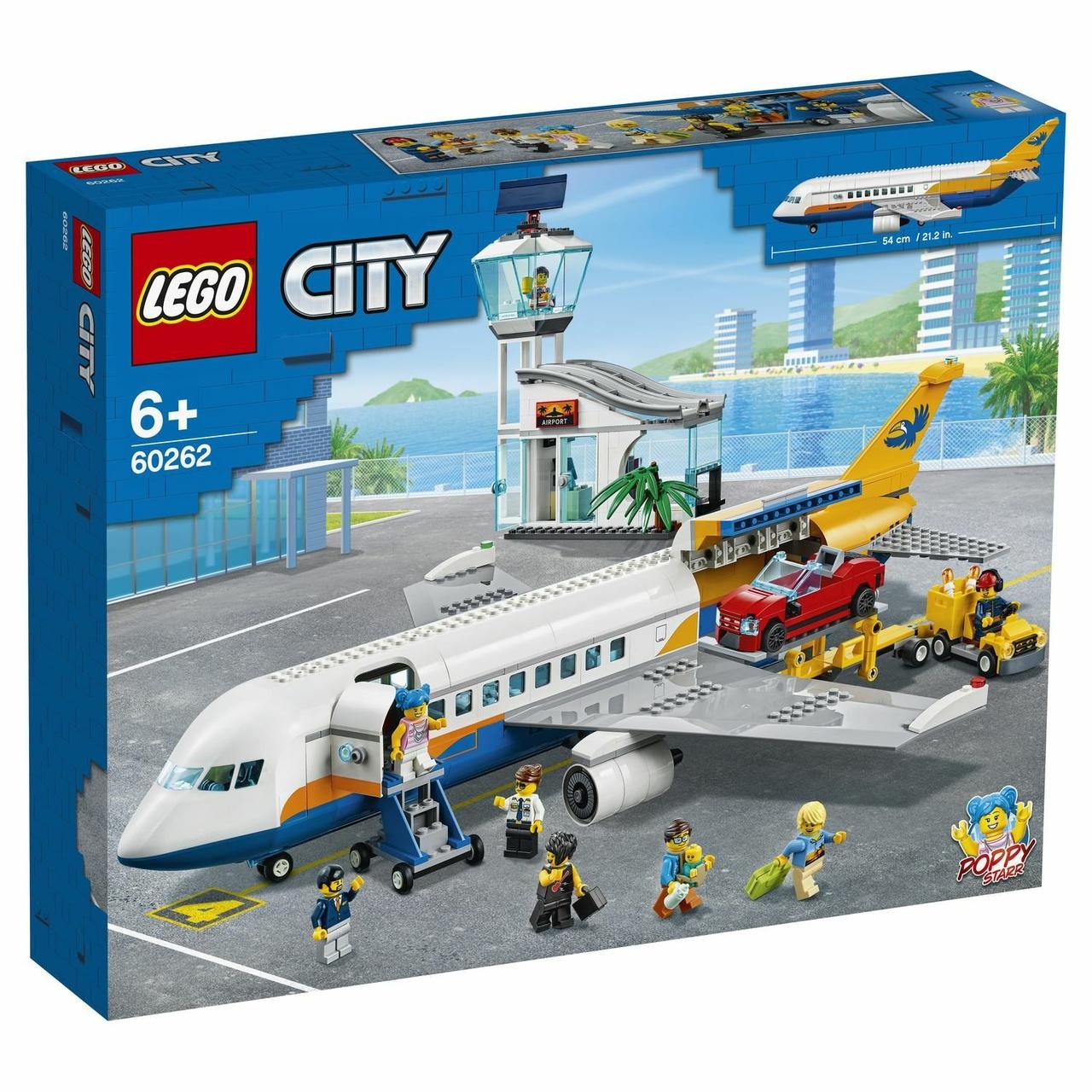 Lego Конструктор LEGO City Пассажирский самолёт 60262 - фото 2 - id-p135271581
