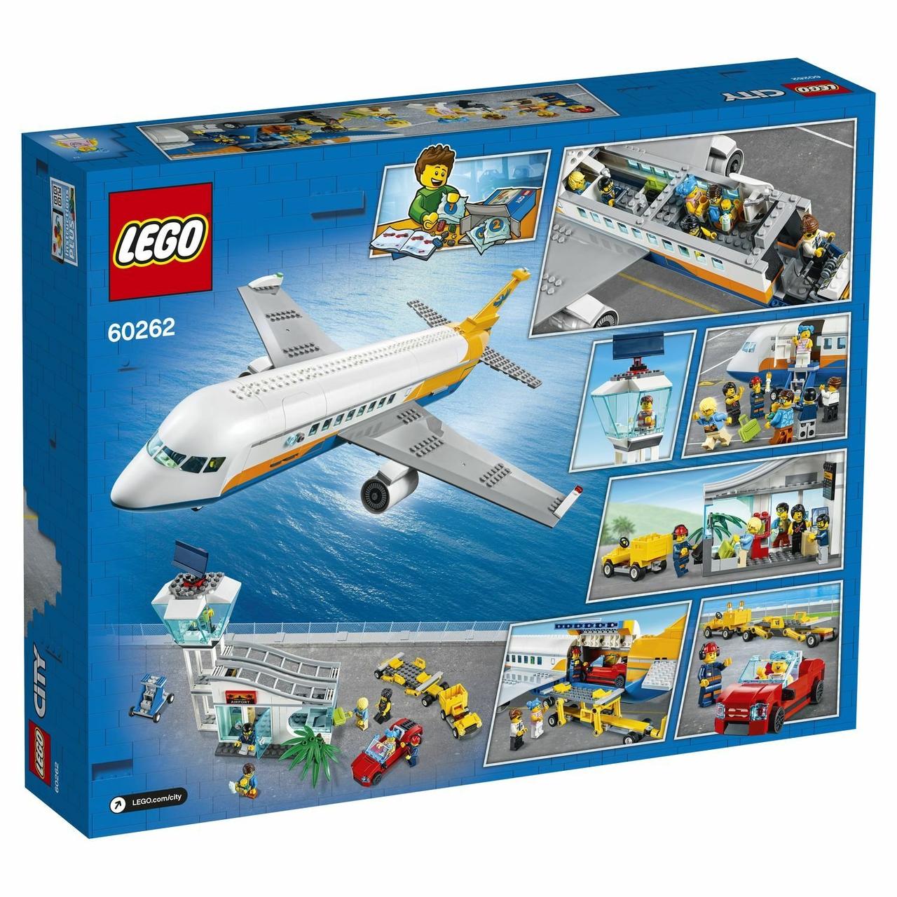 Lego Конструктор LEGO City Пассажирский самолёт 60262 - фото 3 - id-p135271581