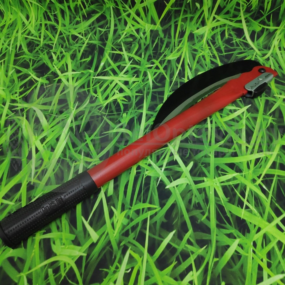 Ручная садовая коса. Серп складной на длинной ручке, 40 см - фото 8 - id-p135273713