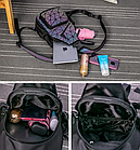 Светящийся рюкзак-сумка Хамелеон, светоотражающий неоновый мини рюкзак Молния, фото 7