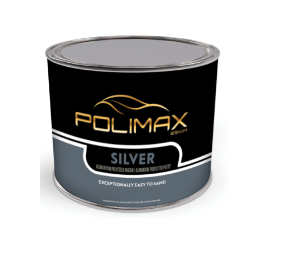 Шпатлевка автомобильная с алюминием POLIMAX Silver 1,85 - фото 1 - id-p135299516