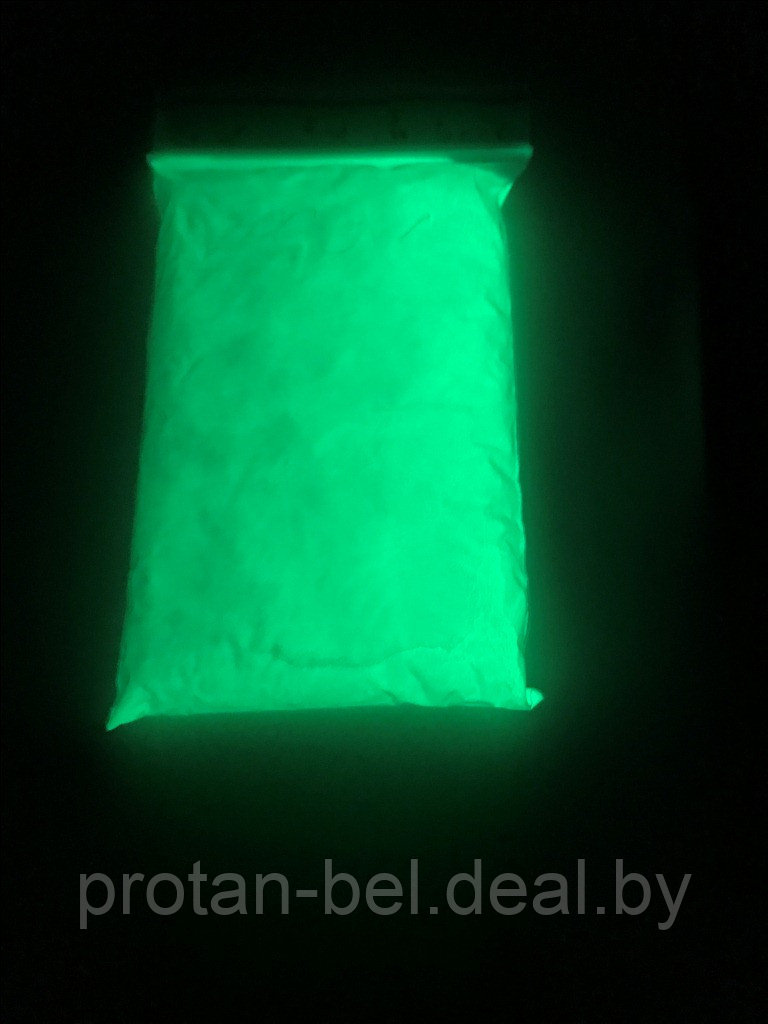 Люминофор с увеличенным временем послесвечения, зеленый, порошок 100 г. DLO-7 - фото 1 - id-p135319373