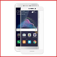 Защитное стекло Full-Screen для Huawei P8 lite 2017 / honor 8 lite / Pra-La1 (5d-9d с полной проклейкой) белый