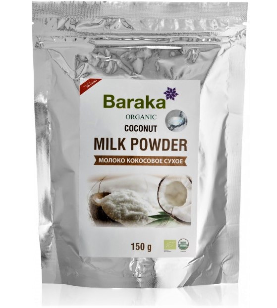 Кокосовое Молоко Сухое Baraka, 150 г - Organic - фото 1 - id-p135330046