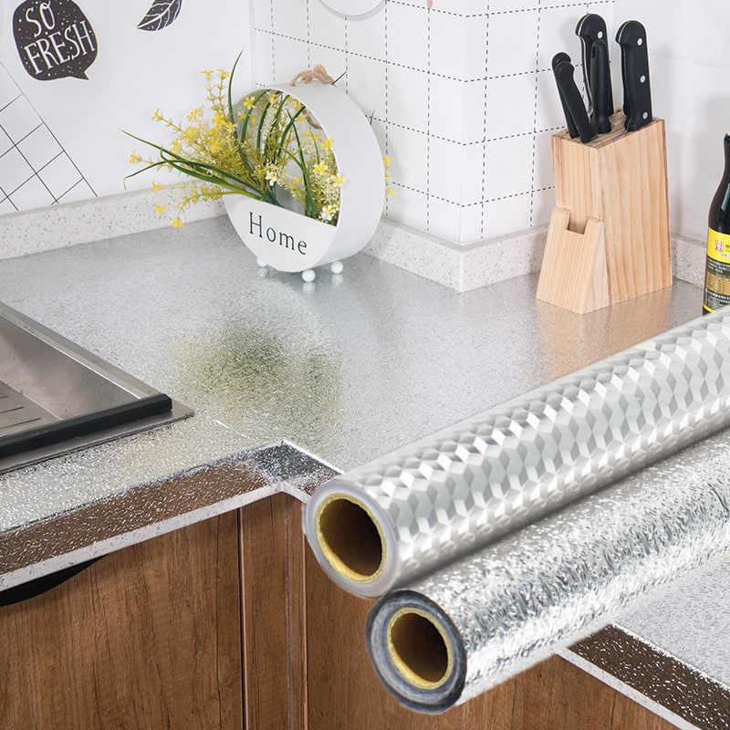 Кухонная алюминиевая фольга - стикер (60смх3м) Масло - защитная и огнестойкая. Серебро - фото 7 - id-p135333106
