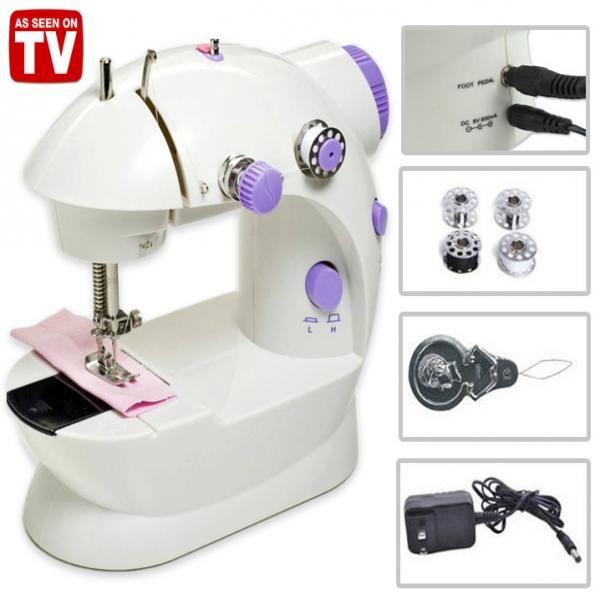 Швейная машинка компактная Mini Sewing Machine (Портняжка) - фото 2 - id-p135333174