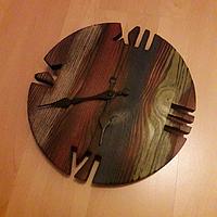 Часы настенные из дерева "Рустик №3"