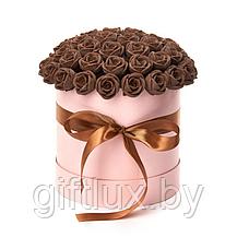 Набор подарочный "Шоколадное настроение"в круглой коробке ( 31 шт),19*23 см, фото 3