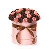 Набор подарочный "Шоколадное настроение"в круглой коробке ( 31 шт),19*23 см, фото 2