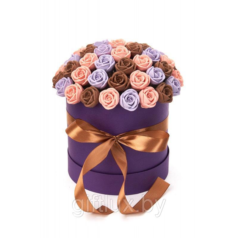 Набор подарочный "Шоколадное настроение"в круглой коробке ( 31 шт),19*23 см - фото 7 - id-p133436080
