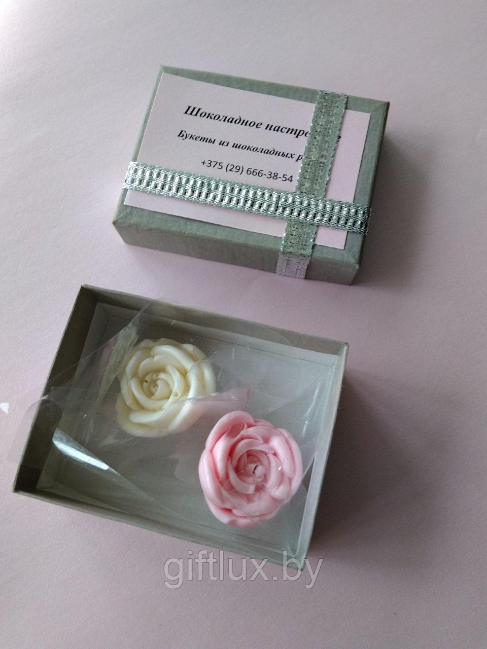 Мини-набор "Шоколадные розы"в коробке, ( 2 шт)
