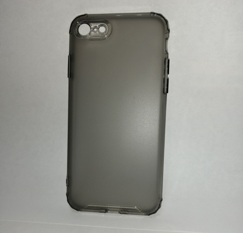 Чехол-накладка JET для Apple Iphone 7 / 8 / Se 2020 (силикон) темно-серый с защитой камеры - фото 2 - id-p135333449