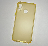 Чехол-накладка JET для Huawei P20 Lite ANE-LX1 (силикон) золотой прозрачный усиленный