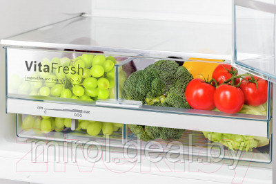 Холодильник с морозильником Bosch KGV36XW21R - фото 9 - id-p135300834